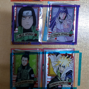 나루토 스테이터스 아크릴 양도. 히나타, 네지, 미나토