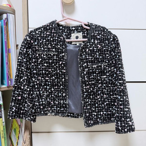 이로운의상실 트위드 자켓 봉봉자켓 s