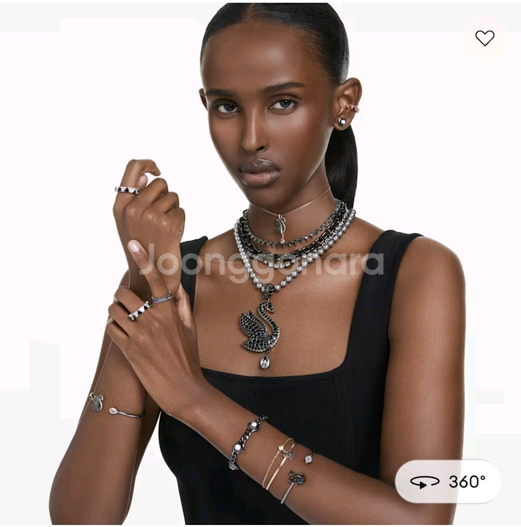 ( 새상품) 스와로브스키 목걸이--6