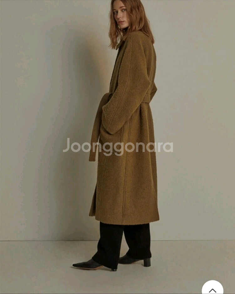 블러썸에이치컴퍼니 울 앙고라 코트 S 버터색상--2