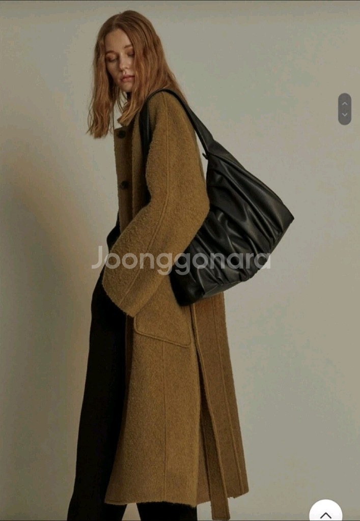 블러썸에이치컴퍼니 울 앙고라 코트 S 버터색상--3