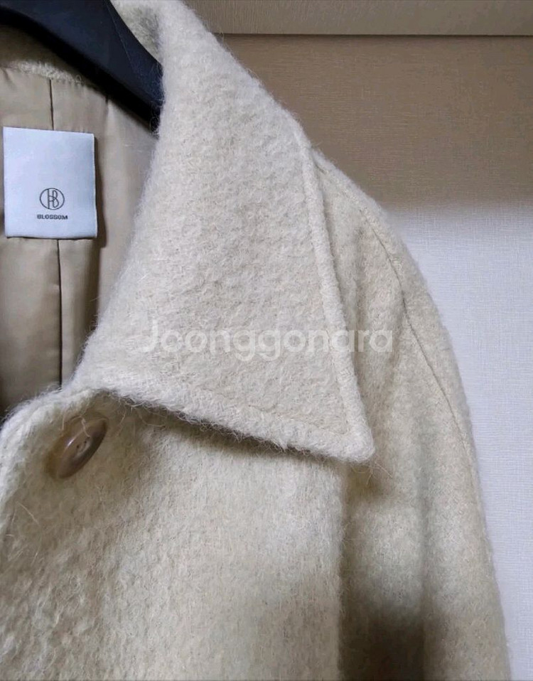 블러썸에이치컴퍼니 울 앙고라 코트 S 버터색상--12