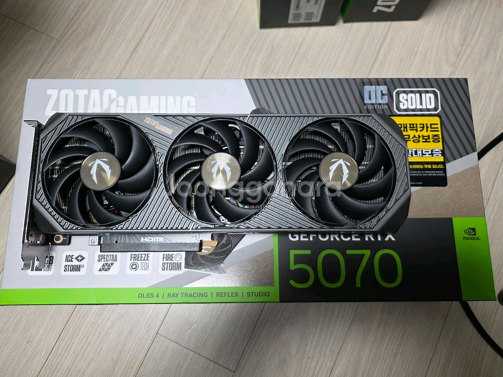 조텍 rtx 5070 솔리드 팝니다--0