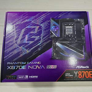 에즈락 x870e nova 메인보드 미개봉(이벤트가능)