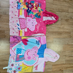 유아용 키티비옷 후디가운 가방