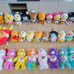 인형 판매 : 케어베어, 카카오 프렌즈 등