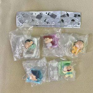 짱구 잘자요 2탄 5종 풀세트 가챠 굿나잇 피규어 방범