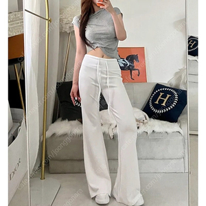 다이어트핏 부츠컷 면 스판 트레이닝 바지