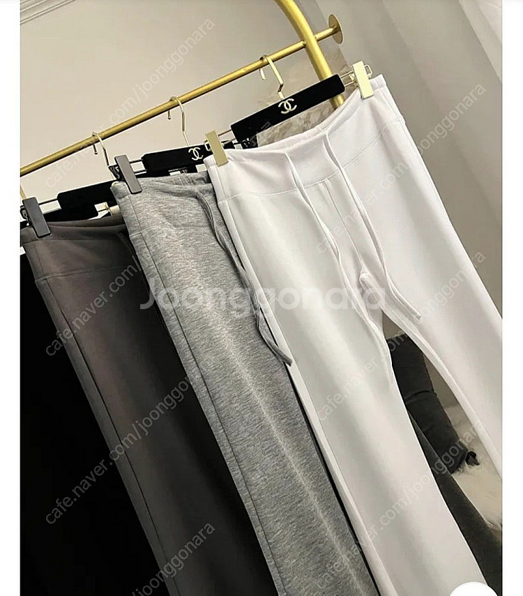 다이어트핏 부츠컷 면 스판 트레이닝 바지--2