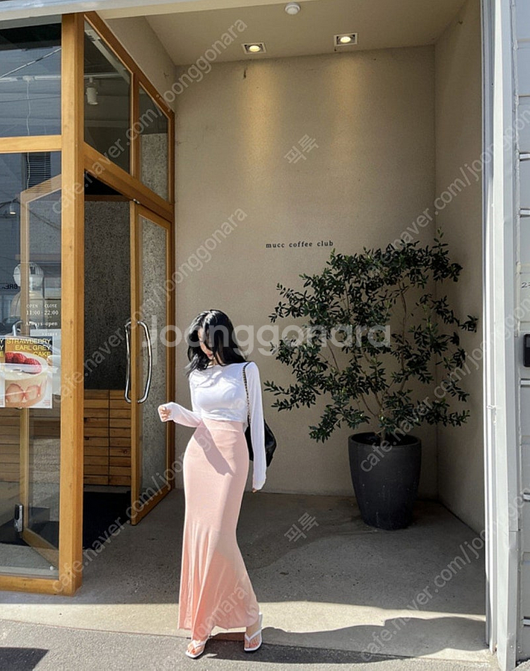 새상품 여왕님 머메이드 스커트 롱치마 머메이드스커트--3