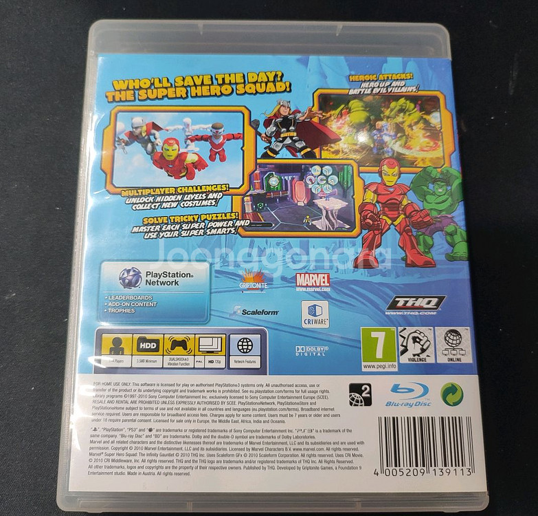 ps3 마블 슈퍼히어로 스쿼드 북미판 팝니다--1