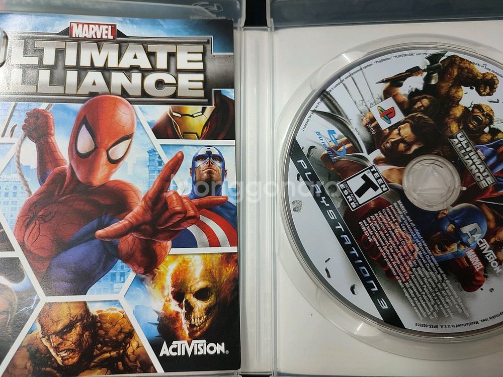 ps3 마블 얼티밋 얼라이언스 북미판 팝니다--2