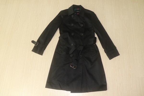 (55)헤지스/블랙 트랜치코트--2