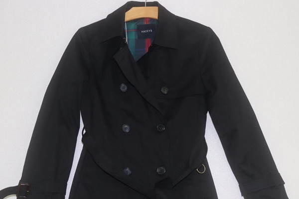 (55)헤지스/블랙 트랜치코트--1