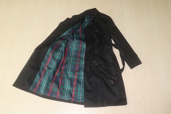 (55)헤지스/블랙 트랜치코트--5