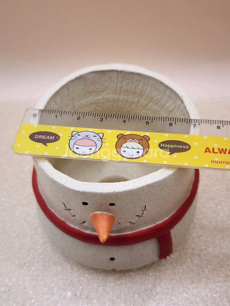 서우포터리 토분 눈사람팟 미사용--2