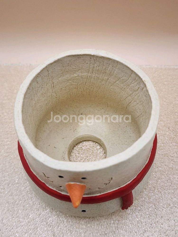 서우포터리 토분 눈사람팟 미사용--1