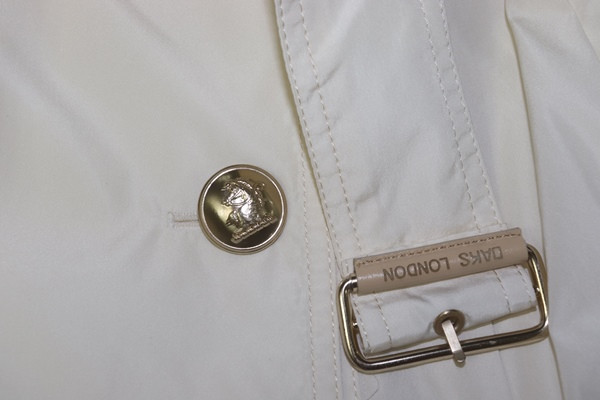 (55)닥스/아이보리 트랜치코트--5