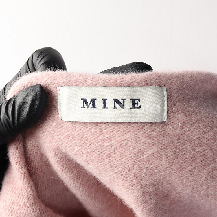 [S]마인 울캐시미어100% 핑크 민소매 후드 니트 베--5