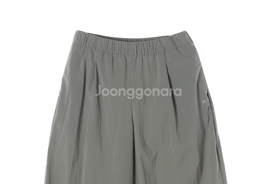 [M]스노우피크 카키 와이드 밴딩 나일론 팬츠--1