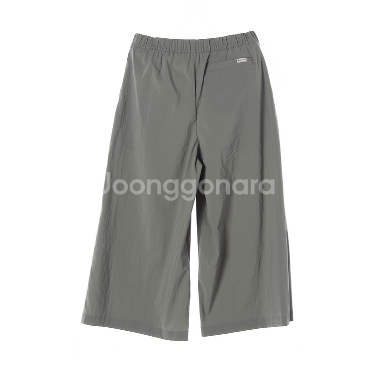 [M]스노우피크 카키 와이드 밴딩 나일론 팬츠--3