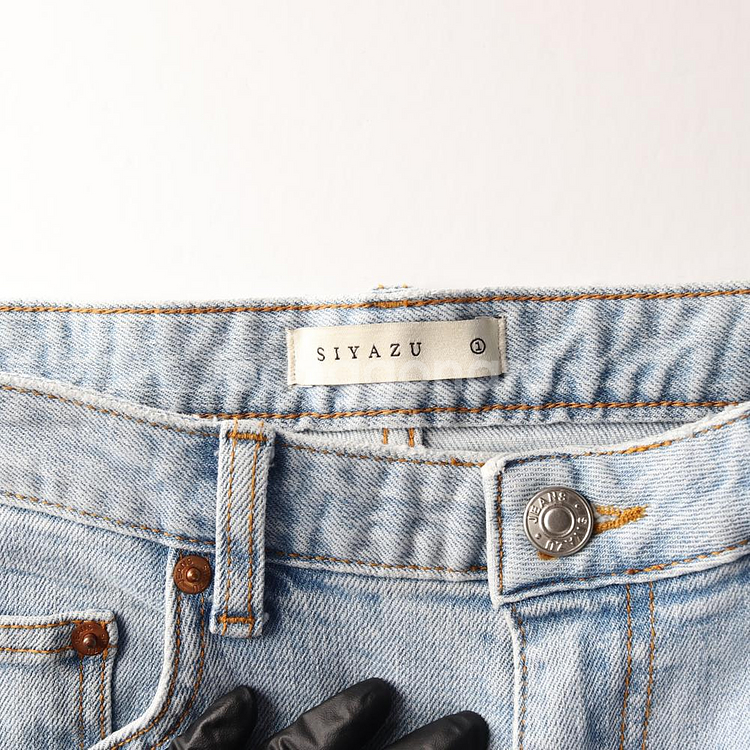 [S]시야쥬 연청 세미 부츠컷 데님 진 청바지--5