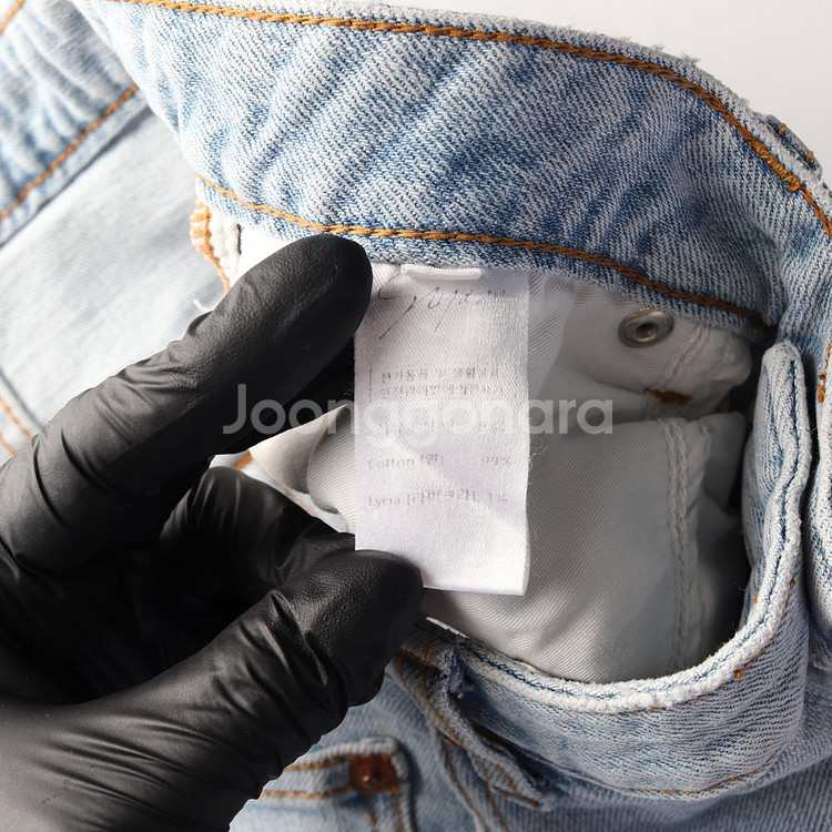 [S]시야쥬 연청 세미 부츠컷 데님 진 청바지--6