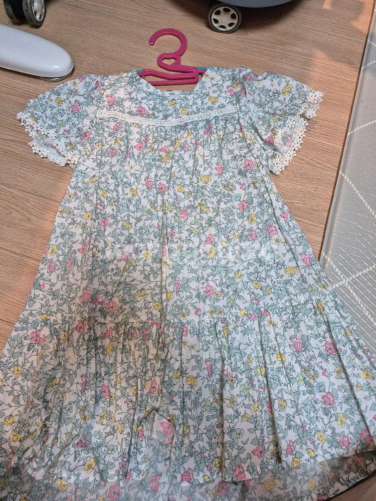 닥스키즈플라워 원피스 130--0