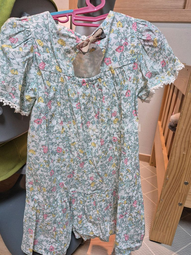 닥스키즈플라워 원피스 130--1