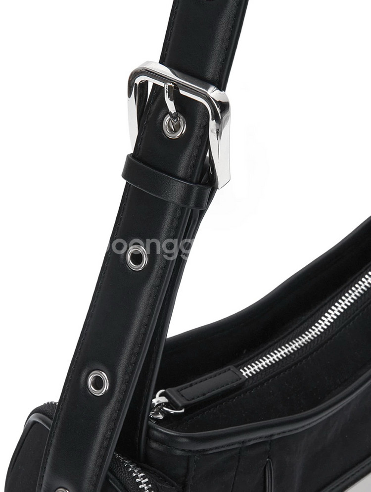 마뗑킴 여자가방 마들렌 라운드백 블랙 새상품--2