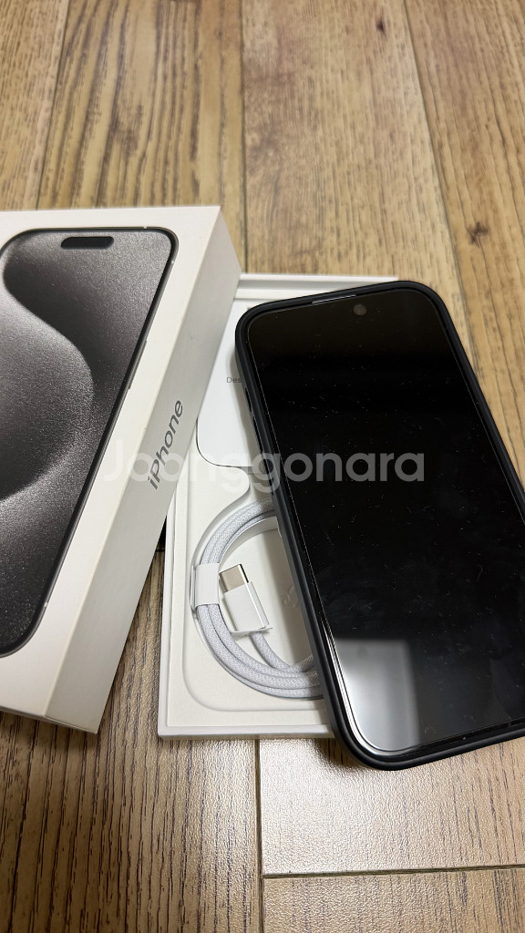 아이폰15프로 256gb 티타늄화이트--0