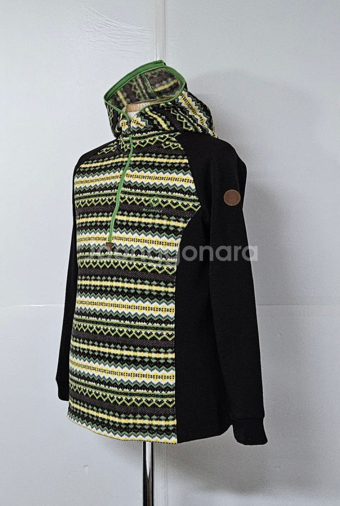 66)빈폴아웃도어 집업 후드 페어아일 프린트 티셔츠--1