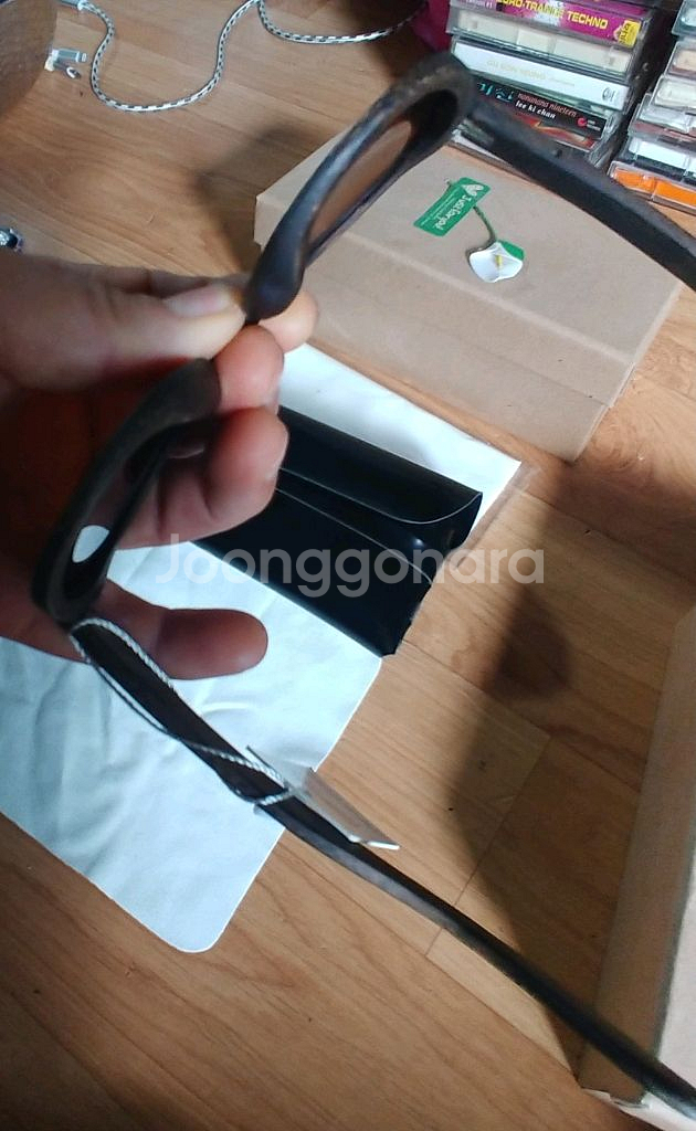 수제 나무안경테 선글라스 미사용--2