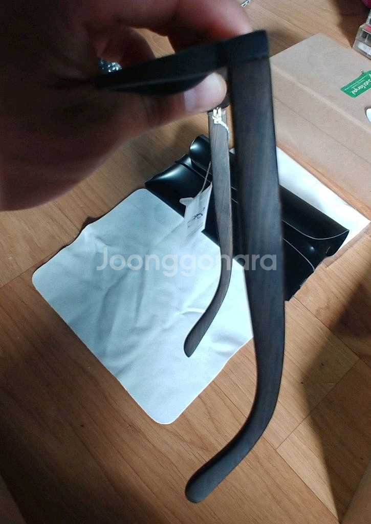 수제 나무안경테 선글라스 미사용--3