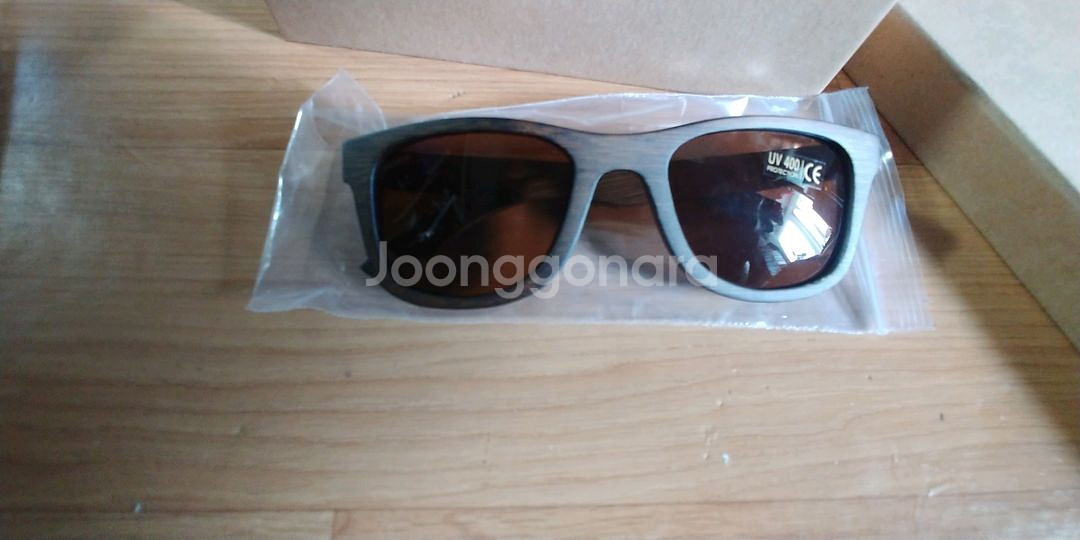 수제 나무안경테 선글라스 미사용--5