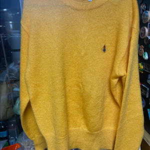 헤리티지플로스 모헤어 니트 옐로우 M