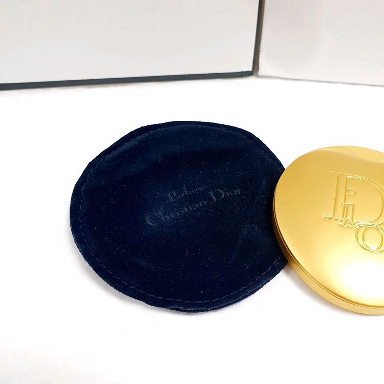 디올 빈티지 골드 거울 손거울--2