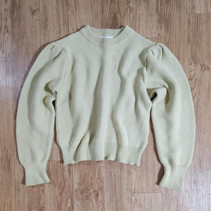Heather Grey 퍼프 니트 여성용 스웨터 fre
