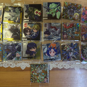 [미개봉] 건담 지쿠악스 웨하스 스티커 일괄