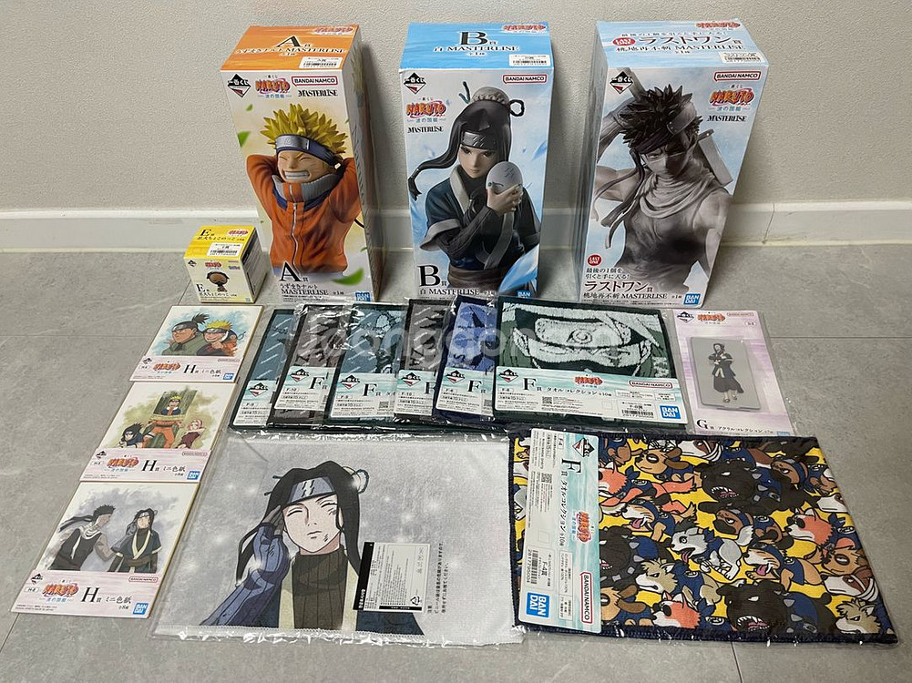 풀셋))나루토 제일복권 A상, B상, E상,라스트원,--0