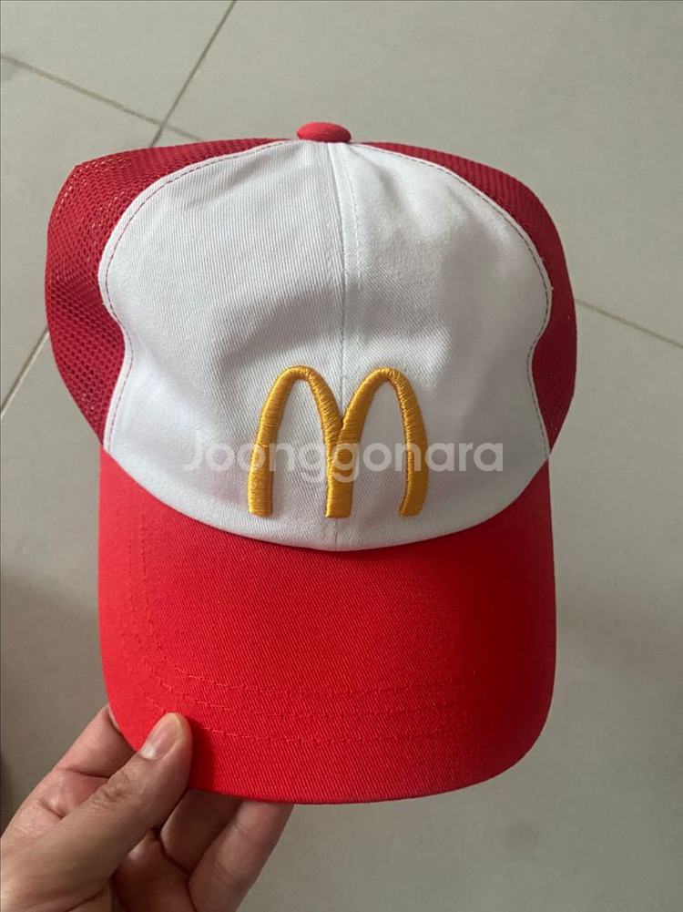 맥도날드 마라톤 모자(2025 해피워크 기념품)한정판--0