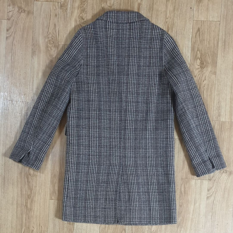 온앤온 체크 더블 코트 여성 55 핸드메이드 점퍼 자켓 이미지