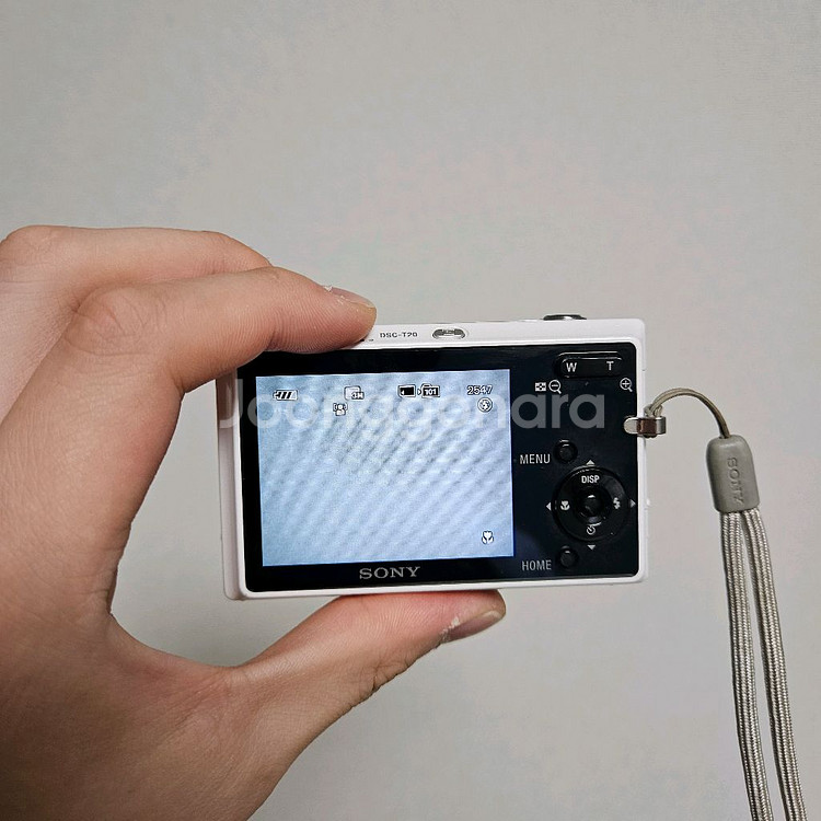 Sony Cybershot DSC-T20 화이트 디카--3