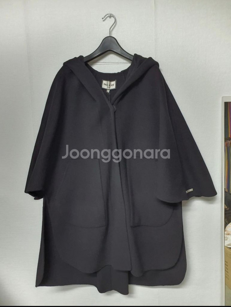 폴앤조 후드 케이프 코트--0