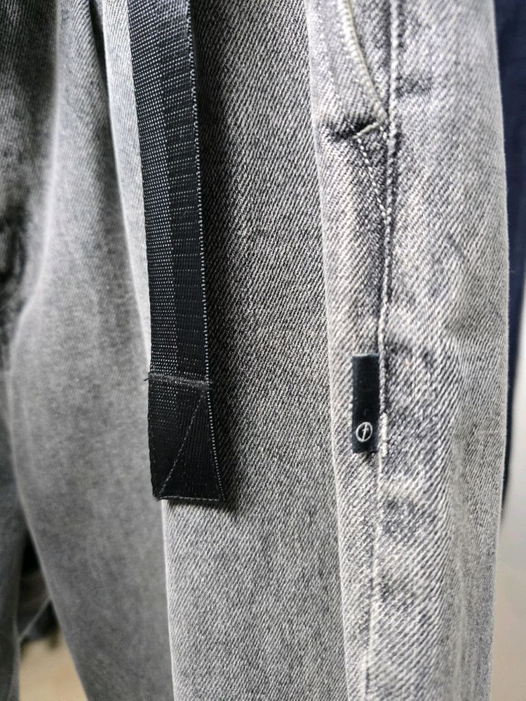 모이프 블리치드 와이드 데님 3사이즈--2