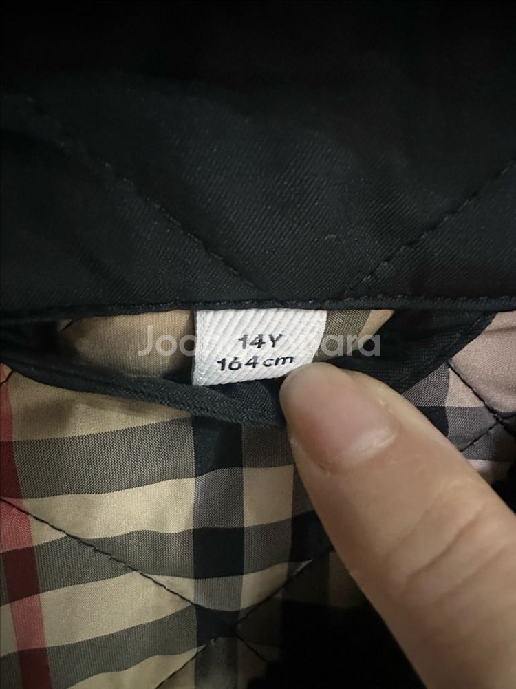 버버리퀄팅패딩--1