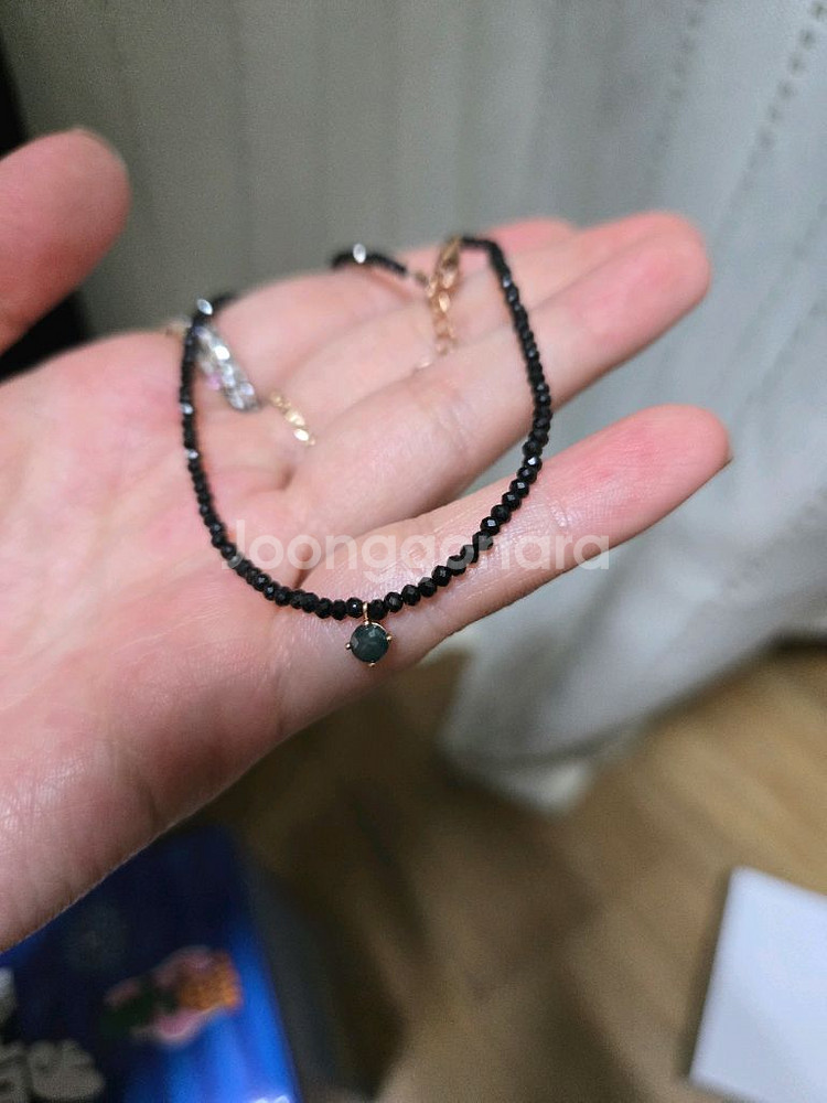 14k 청러프 초커목걸이 주말만14만--2