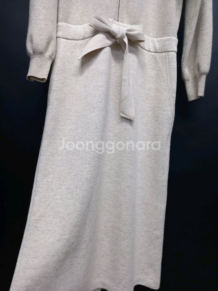 오즈세컨 추동 백 자카드 니트 맥시원피스 44.55--4