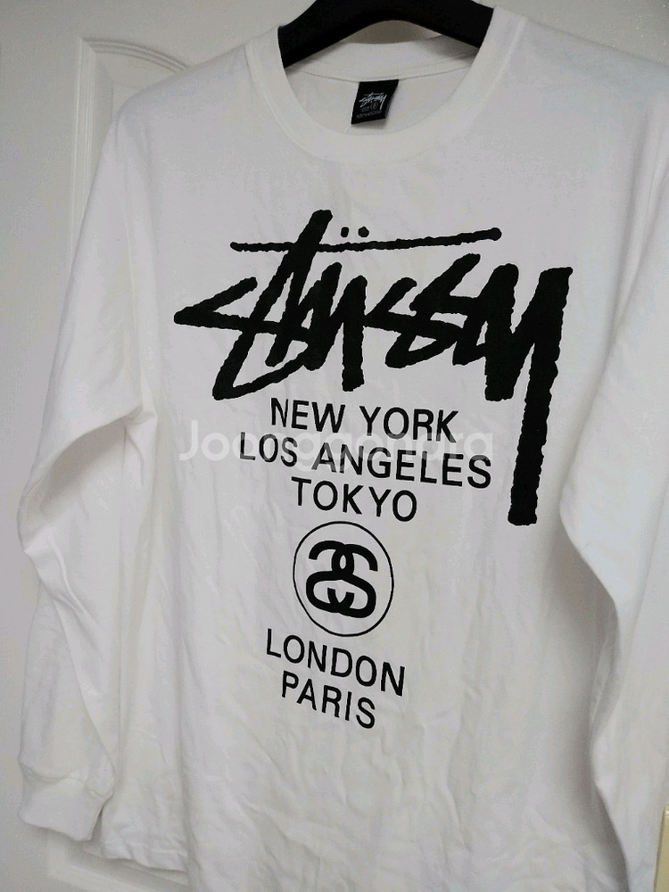 S사이즈~ 스투시 월드투어 롱슬리브 티셔츠--0