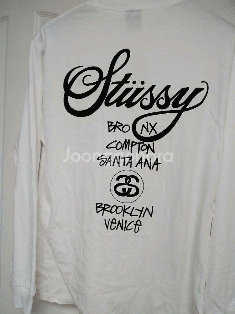 S사이즈~ 스투시 월드투어 롱슬리브 티셔츠--4